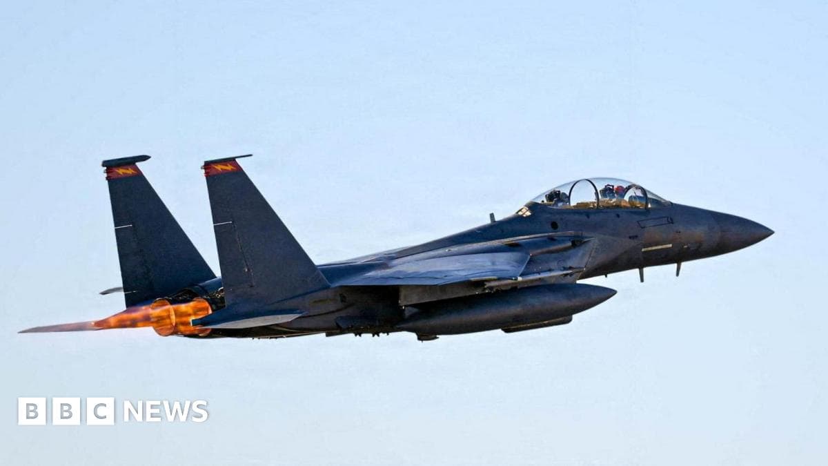 Search for missing US airman continues as Trump threatens 'hell' if Iran does not reach deal - follow live